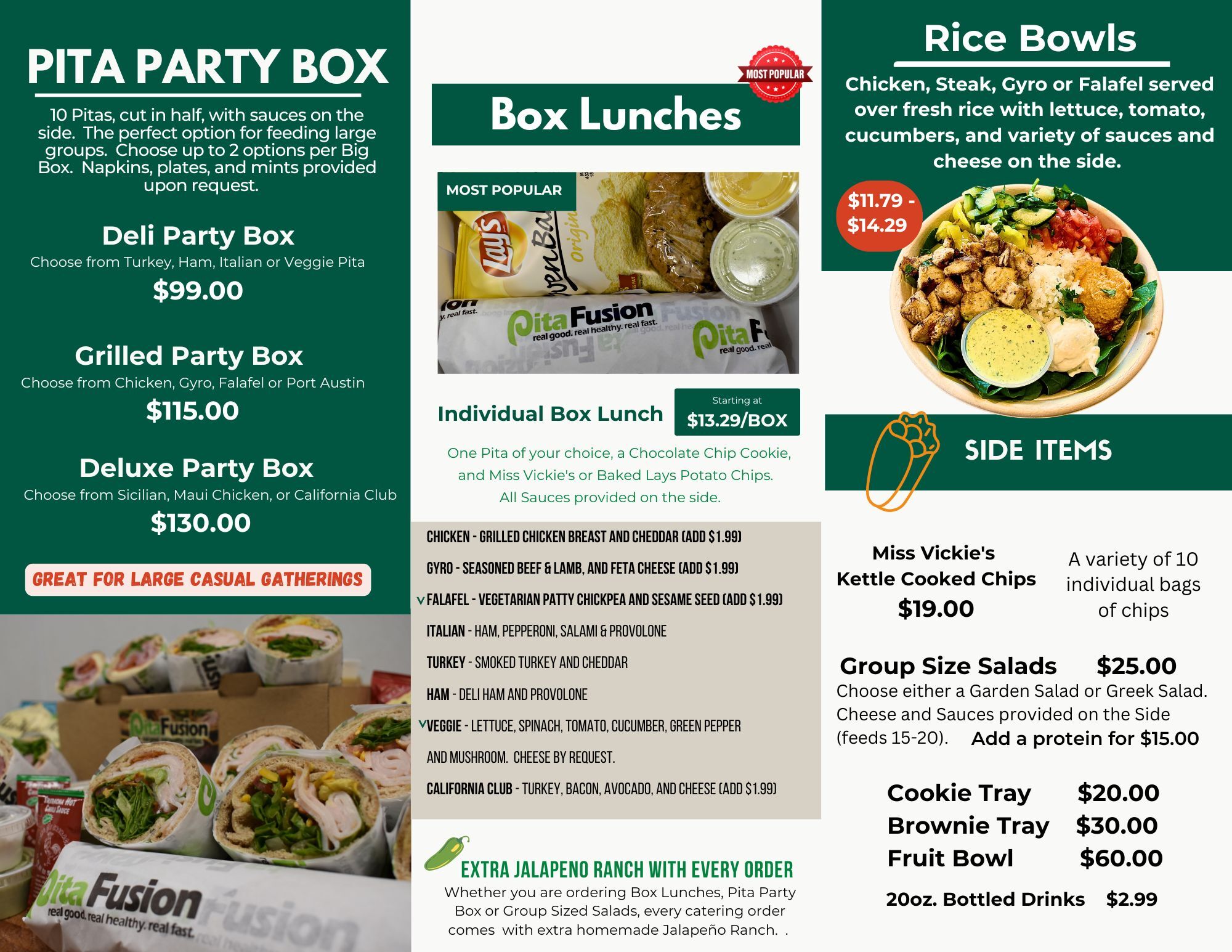 Why Choose Pita Fusion Catering?